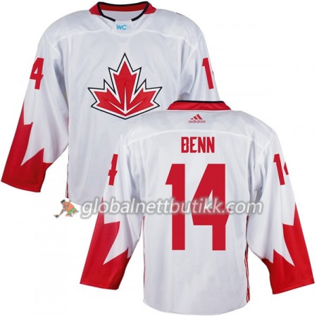 Canada Hockeydrakt Jamie Benn 14 World Cup i ishockey 2016 Hvit - Herre